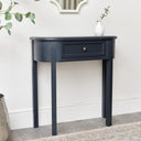 Black Half Moon Table - Daventry Black Range
