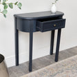 Black Half Moon Table - Daventry Black Range