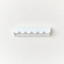White Scalloped Wall Storage Shelf - 40cm