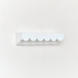 White Scalloped Wall Storage Shelf - 40cm