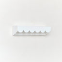 White Scalloped Wall Storage Shelf - 40cm