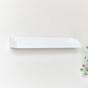 White Scalloped Wall Storage Shelf - 90cm