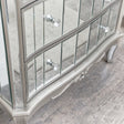 Silver Mirrored Chest of Drawers &amp; Pair of 3 Drawer Bedside Tables - Tiffany Range