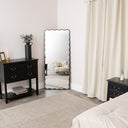 Black 4 Drawer Large Chest/Console Table with Shelf - Briggs Range