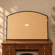 Black Arched Window Wall Mirror - 100cm x 70cm