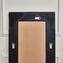 Black Framed Art Deco Wall / Leaner Mirror 34cm x 142cm