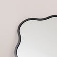 Black Full Length Wavy Mirror - 70cm x 165cm