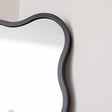 Black Full Length Wavy Mirror - 70cm x 165cm