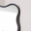 Black Full Length Wavy Mirror - 70cm x 165cm