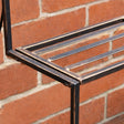 Black &amp; Gold Metal Three Tier Plant Theatre Stand