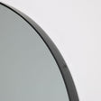 Black Oval Wall Mirror 50cm x 150cm