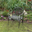 Black Painted Garden Chair 62cm