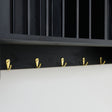 Black Wall Mounted Plate Rack