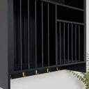 Black Wall Mounted Plate Rack