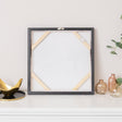 Black &amp; White Serenity Abstract Framed Wall Art - 50cm x 50cm