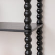 Black Wooden Bobble Framed 3 Tier Shelf