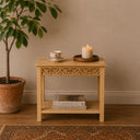 Bohemian Natural Mango Wood Side / Coffee Table - Freya Wood Range