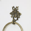Brass Bumblebee Towel Ring