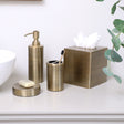 Brass Gold Textured Metal Soap Dispenser