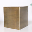Brass Gold Textured Metal Tissue Box Holder