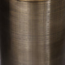 Brass Gold Textured Metal Waste Bucket Bin