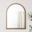 Bronze Framed Arched Wall Mirror - 60cm x 80cm