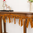 Caramel Brown Velvet Bow Christmas Garland Bunting - 200cm