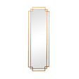 Copper Art Deco Wall Mirror 142cm x 47cm