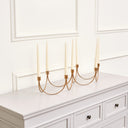 Copper Wave Multi Candle Holder