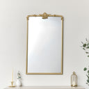 Country Dining Room Clearance Bundle - Sideboard, Console Table, Mirror and Pair of Gold Candle Sconces