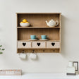 Country Hallway Clearance Bundle - Shoe Bench, Wall Cabinet, Mirror, Basket, Wall Hooks &amp; Tray