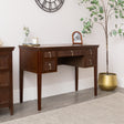 Dark Wood Reeded Dressing Table - Georgian Range