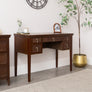 Dark Wood Reeded Dressing Table - Georgian Range