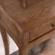 Dark Wood 2 Drawer Dressing Table - Ashwell Range