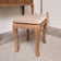 Dark Wood Dressing Table Stool - Willoughby Range
