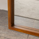Dark Wood Framed Arched Wall &amp; Leaner Mirror - 60cm x 140cm