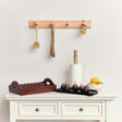 Dark Wood Rectangular Wooden Tray - 34.5cm