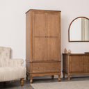 7 Drawer Wooden Chest of Drawers &amp; Pair of 2 Drawer Bedside Tables - Ashwell Range