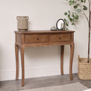 Dark Wood Wardrobe, Dressing Table Desk with Triple Mirror, Stool and Pair of Wide Bedside Tables - Ashwell Range