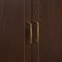 Dark Wooden 3 Door Sideboard - Kingsley Range