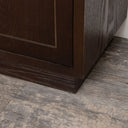 Dark Wooden 3 Door Sideboard - Kingsley Range