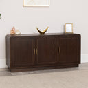 Dark Wooden 3 Door Sideboard - Kingsley Range - Damaged Seconds