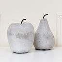 Decorative Cement Apple &amp; Pear Ornament Set