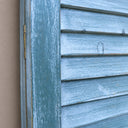 Green Shutter Style Garden Mirror 60cm X 70cm