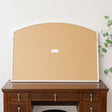 Distressed White Arched Window Wall Mirror - 100cm x 70cm