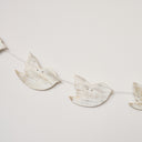 Distressed Wooden Christmas Bird Garland - 142cm