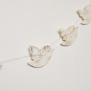 Distressed Wooden Christmas Bird Garland - 142cm