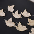 Distressed Wooden Christmas Bird Garland - 142cm