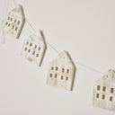 Distressed Wooden House Shaped Garland - 182cm