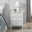Double Wardrobe, Chest of Drawers &amp; Pair of Bedside Tables - Hales White Range